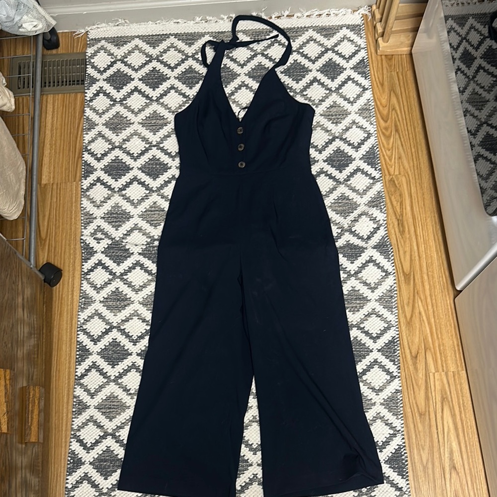 Gianni Bini Black Halter Jumpsuit